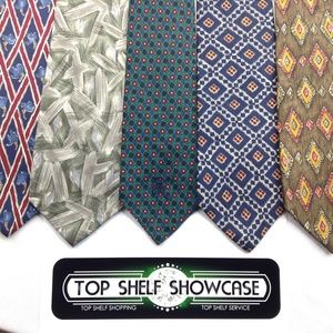 Variety Lot 5 Men's Ties Multi-Color Countess Mara